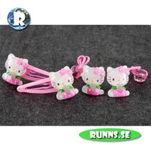 Bild Hello Kitty - Hårspänne och hårsnodd