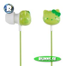 Bild Hörlurar - Hello Kitty (grön)