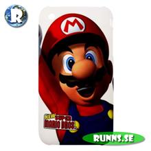 Bild iPhone 3G & 3GS - Skal + skärmskydd + putsduk (Super Mario)