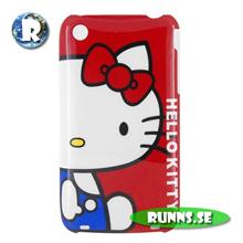 Bild iPhone 3G/3GS - Skal Hello Kitty (röd)