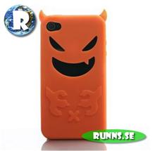 Bild iPhone 4 - Silikonfodral Devil (orange)