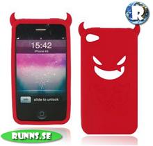 Bild iPhone 4 - Silikonfodral Devil (röd)