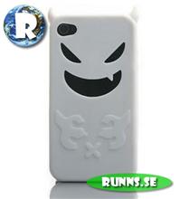Bild iPhone 4 - Silikonfodral Devil (vit)