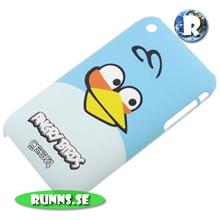 Bild iPhone 4 - Skal Angry Birds (blue bird ) med skärmskydd och putstrasa