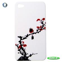 Bild iPhone 4 skal - Tree Bird (vit)