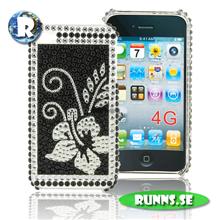 Bild iPhone 4G skal - Blomma (silver)