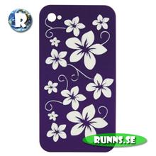 Bild iPhone 4G skal - Blomma 2 (lila)