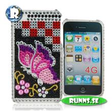 Bild iPhone 4G skal - Fjäril (multi)