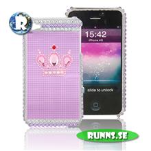 Bild iPhone 4G skal - Krona (rosa)