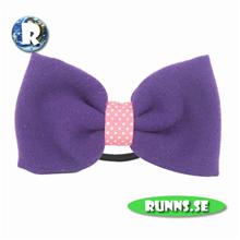 Bild Lady Gaga - Hårband/hårspänne rosett  (lila)