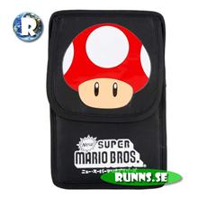 Bild Nintendo DS & DSi - Skyddsfodral Mario svamp (svart)