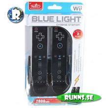 Bild Nintendo Wii - laddstation till Wiimote med två batterier (svart)