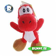 Bild Nintendofigur i tyg - Super Mario Yoshi (röd) (12cm)