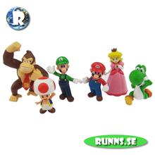 Bild Nintendofigurer i plast - Super Mario Bros figurer II (6-pack) RUN P 84480 347309