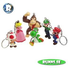 Bild Nyckelringar - Super Mario (6-pack)