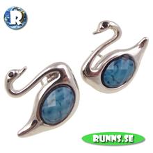 Bild Örhänge - Svan (turkos)