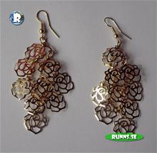 Bild Örhänge Guld - Rosor