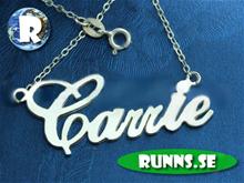 Bild Personligt Namnhalsband - Carrie Sex and the city (925 silver)