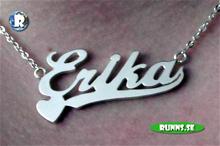 Bild Personligt Namnhalsband - Erika (925 silver)