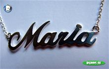 Bild Personligt Namnhalsband - Maria (925 silver)
