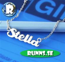 Bild Personligt Namnhalsband - Stella (925 silver)