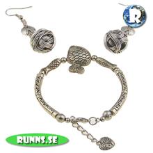 Bild Smyckeskit - Armband och Örhänge (fisk)