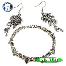 Bild Smyckeskit- Armband och Örhänge (ros)