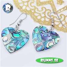 Bild Snäckskals Örhängen - Hjärta