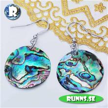 Bild Snäckskals Örhängen - Rund