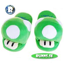Bild Super Mario - Tofflor svamp (gröna)