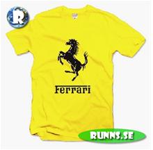 Bild T-Shirt - Ferrari (gul, vit, vit/svart, vit/röd)