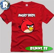Bild T-Shirt - iPad/iPhone Angry Birds (röd, vit, svart, gul eller blå)