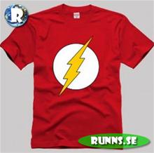Bild T-Shirt - Justice League of America The Flash (röd)
