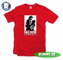 Bild T-Shirt - Max Payne (röd eller svart)