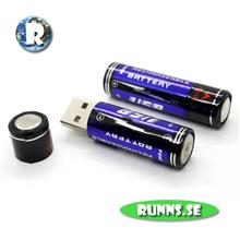 Bild USB uppladdningsbara batterier (AA) 2-pack
