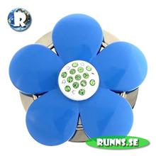 Bild Väskhängare / Väskkrok Blomma (blå)