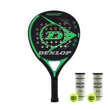 Bild Dunlop Rocket Green + 2 x Båstadbollen 3-pack