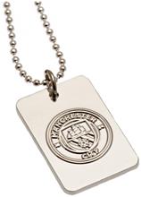 Bild Manchester City Dog Tag med Kedja Silver