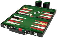 Bild Brädspel/Spel - Backgammon Läderväska Engelsk