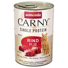 Bild Animonda Carny Single Protein Adult 6 x 400 g - Nötkött pur