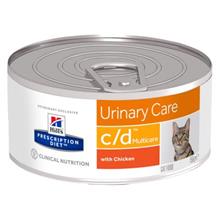 Bild Blandpack: Hill's Prescription Diet Feline torr- och våtfoder - Feline c/d Multicare Chicken (1,5 kg + 6 x 156 g)