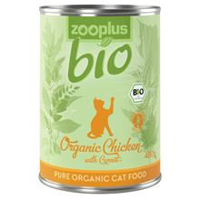 Bild Ekonomipack: zooplus Bio 12 x 400 g - Eko-kyckling med eko-morötter