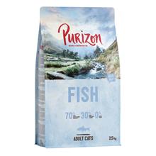 Bild 2,5 kg till extra lågt sparpris! Purizon torrfoder katt - Adult Fish