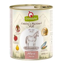 Bild GranataPet Liebling's Mahlzeit PUR med hästkött - 6 x 800 g