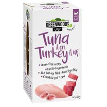 Bild Ekonomipack: Greenwoods Joy 24 x 85 g - Kalkonfilé med tonfisk