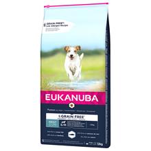 Bild Eukanuba Grain Free Adult Small / Medium Breed Salmon - 12 kg