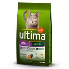 Bild Ultima Cat Sterilized Salmon & Barley Ekonomipack: 2 x 10 kg