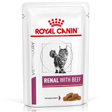 Bild Ekonomipack: Royal Canin Veterinary Diet 48 x 85 - Renal Beef (48 x 85 g)