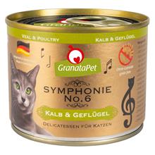 Bild Ekonomipack: GranataPet Symphonie 12 x 200 g - Kalv & fågel