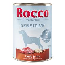 Bild Sparpris! Rocco Sensitive 6 x 400 g - Lamm & ris